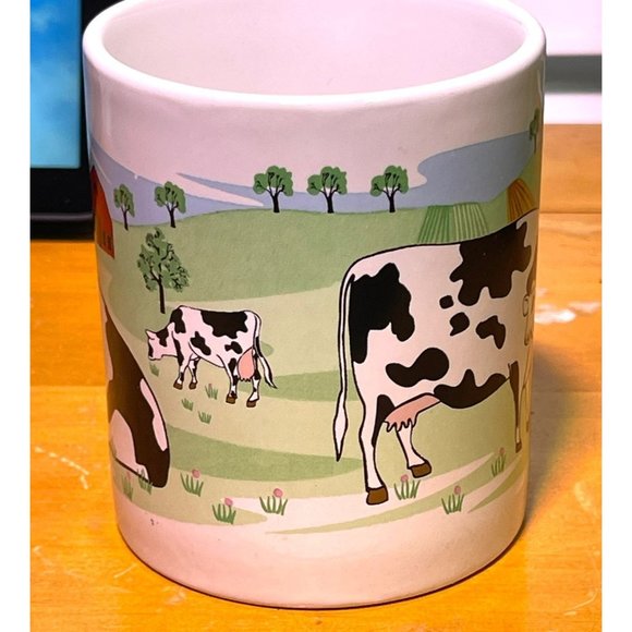 Vintage 90’s Hillside Cow Farm Mug by E. Rosen - Picture 4 of 11